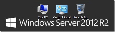Как добавить иконку компьютер на рабочий стол в Windows Server 2012